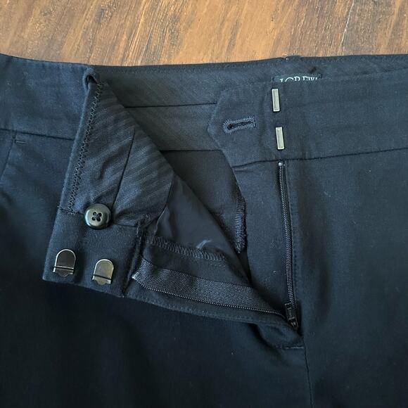 J. CREW Cameron Pants Black Slim Ankle Straight Leg Trouser Preppy - Picture 6 of 13